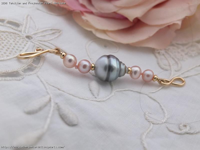 Tahitian and Freshwater Pearl Necklace Extender